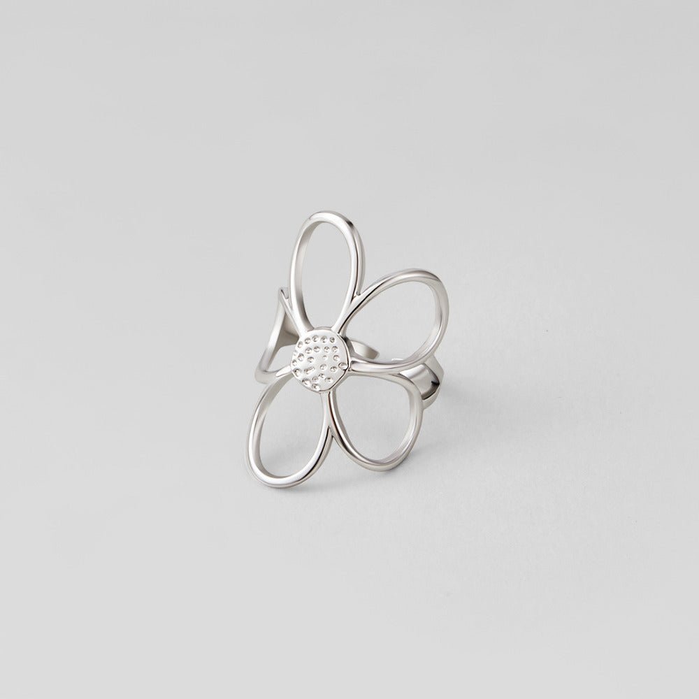 Bague Argent Fleur Marguerite