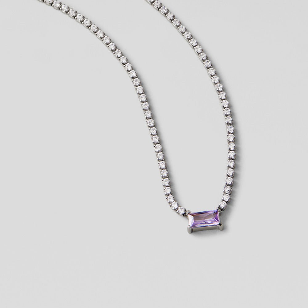 Collier Argent Cristal Luxe