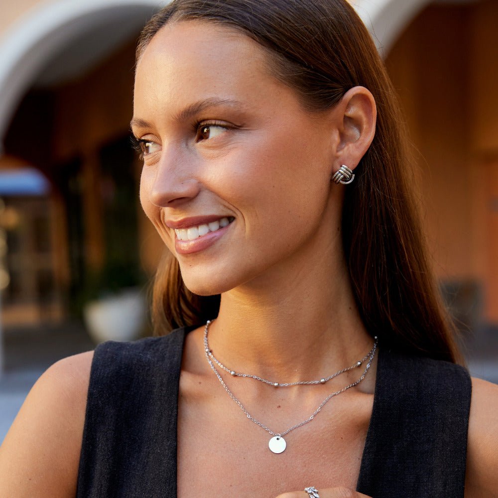 Boucles d'oreilles maxi twist en argent