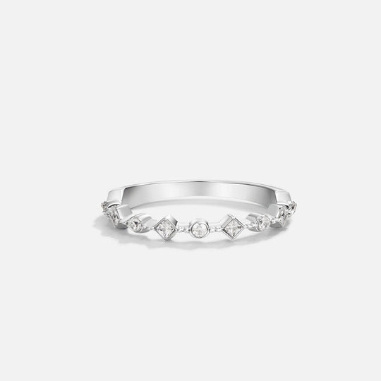 Bague en Cristal Milana Argent