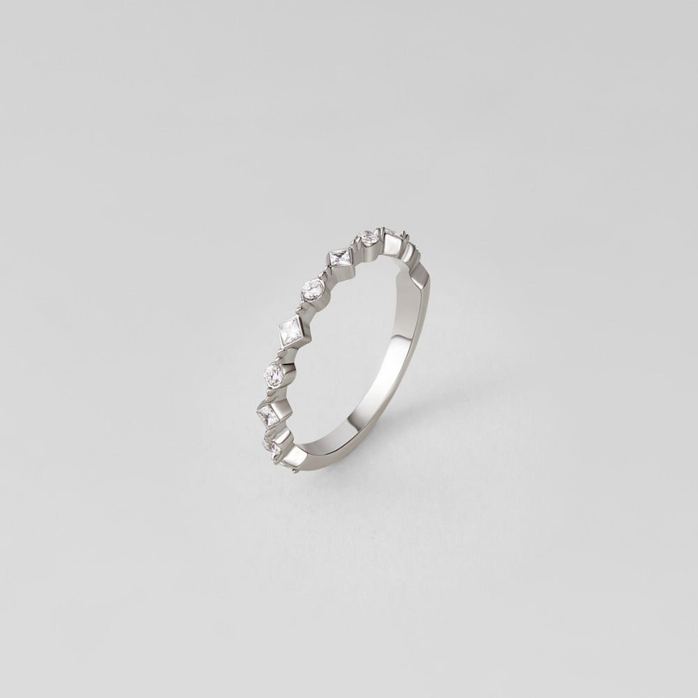 Bague en Cristal Milana Argent
