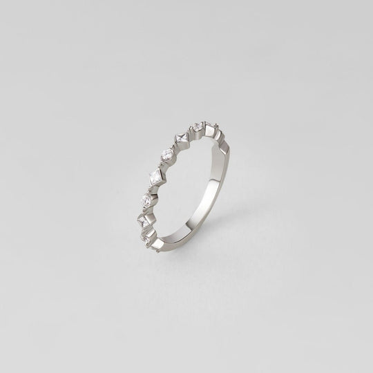 Bague en Cristal Milana Argent