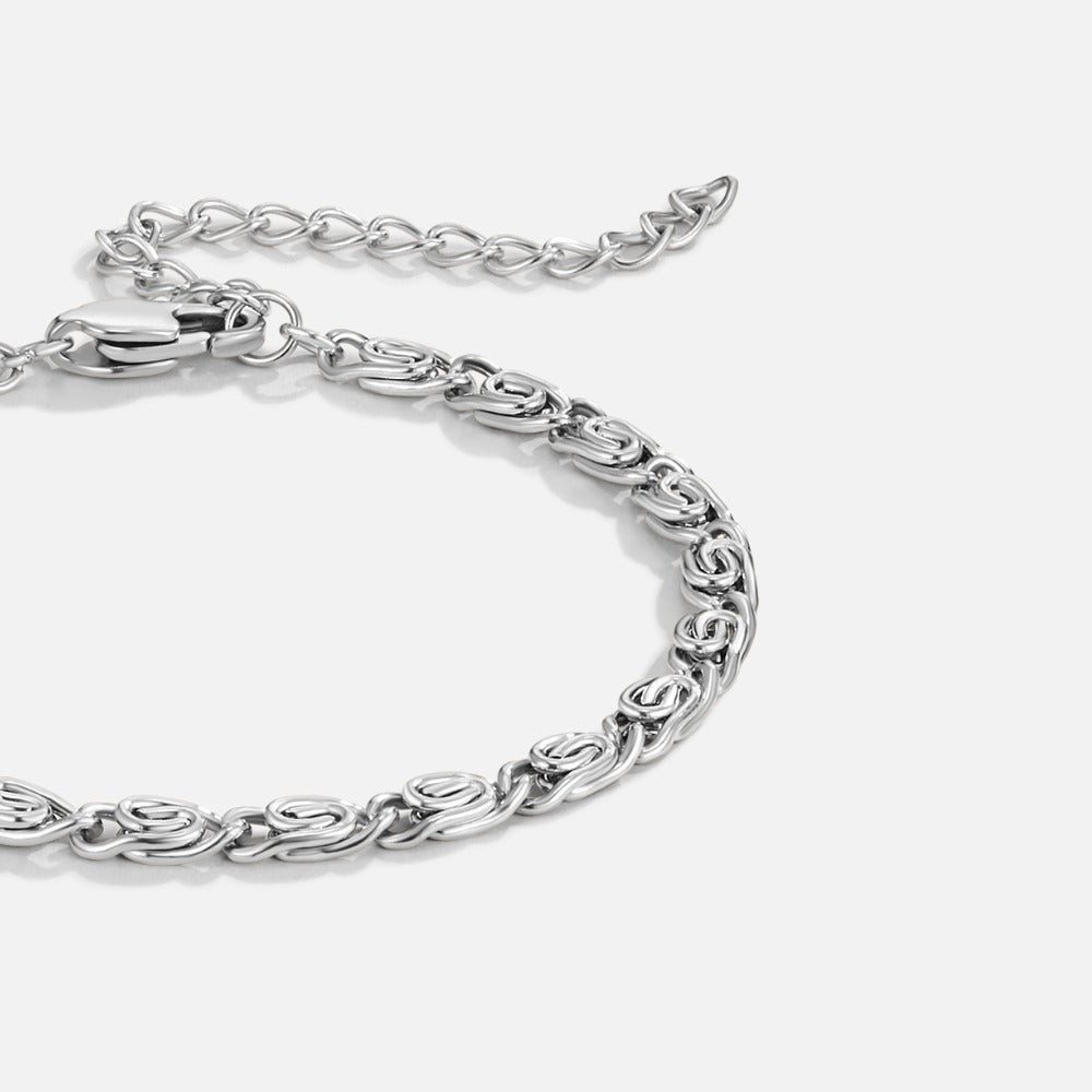 Bracelet Argent Chaîne à Maillons