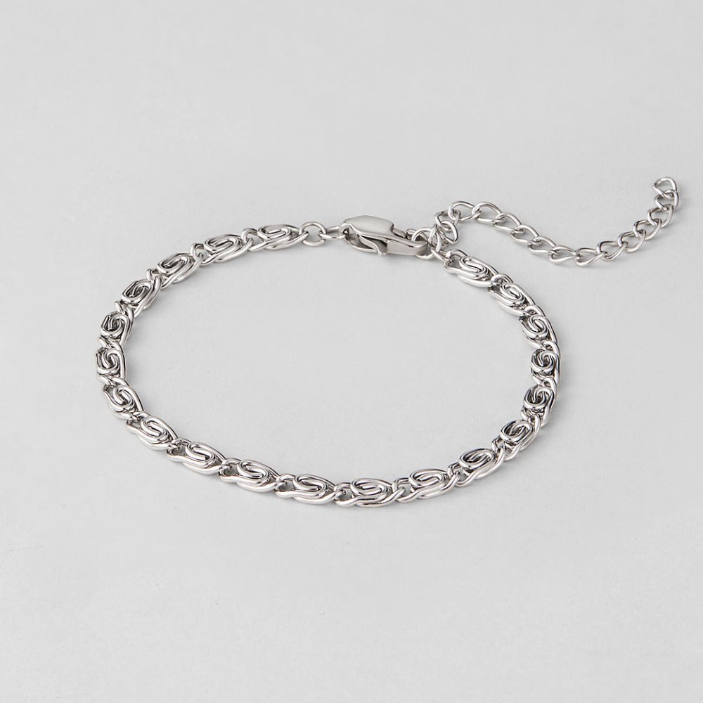 Bracelet Argent Chaîne à Maillons
