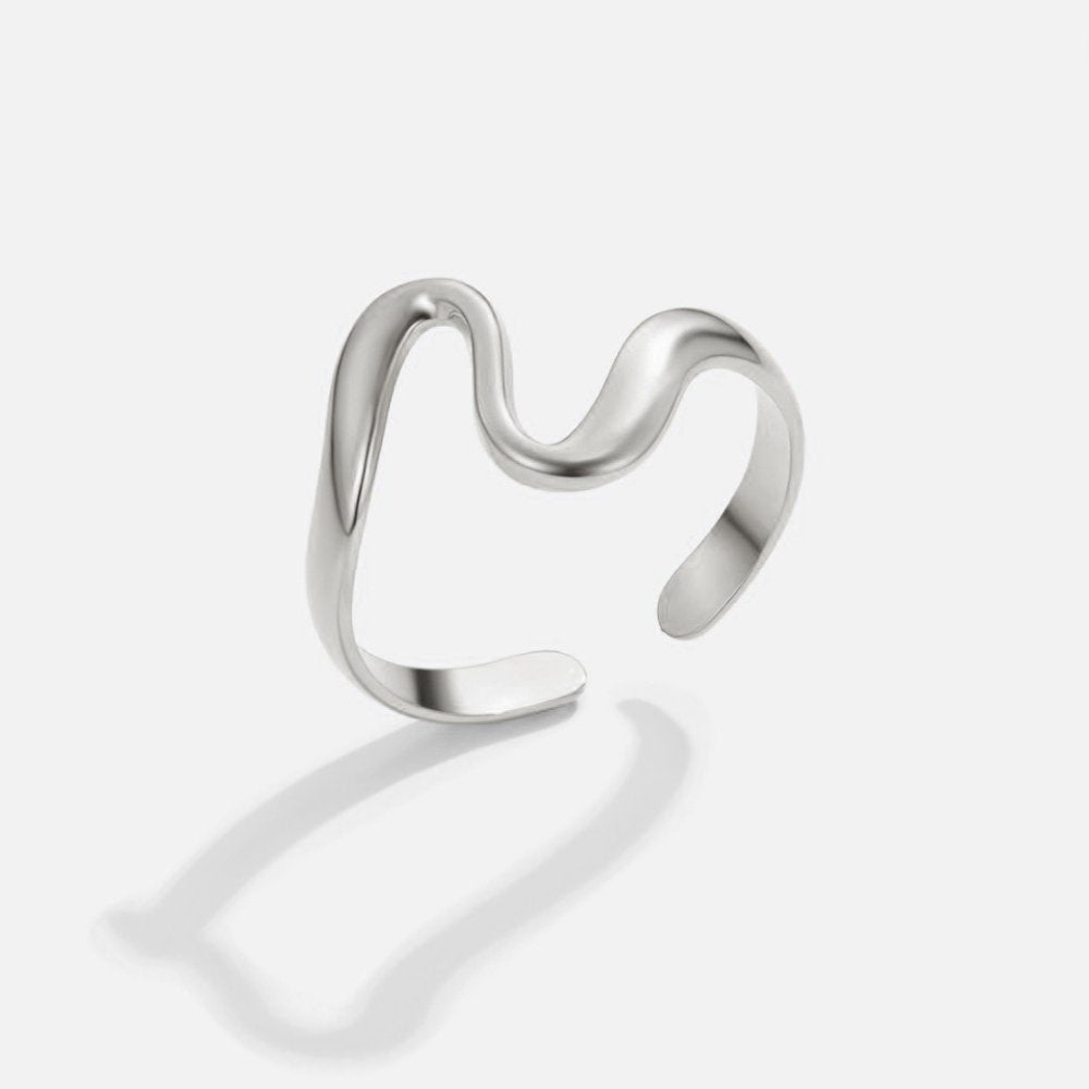 Bague Argent Vague