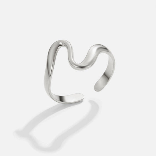 Bague Argent Vague