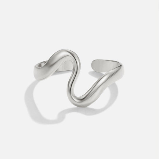 Bague Argent Vague