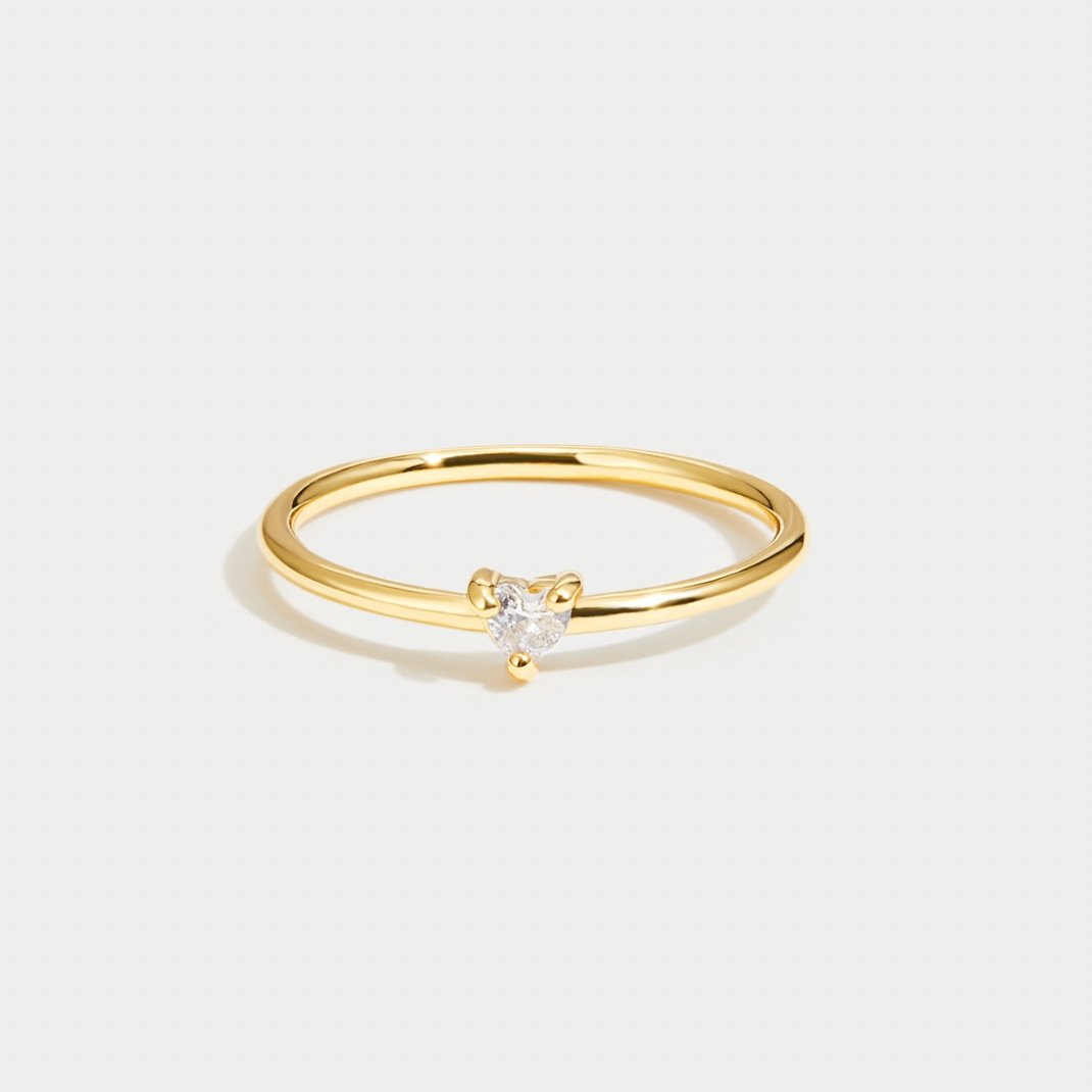 Bague en Cristal Cœur 'Petit Amour'