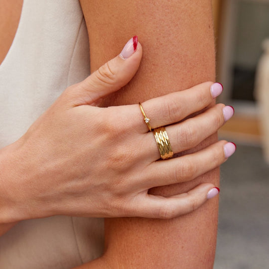 Bague en Cristal Cœur 'Petit Amour'