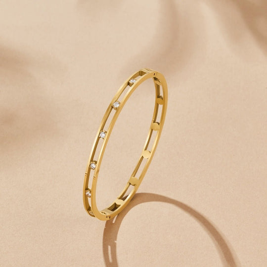 Bracelet Sofia en Cristal et Or