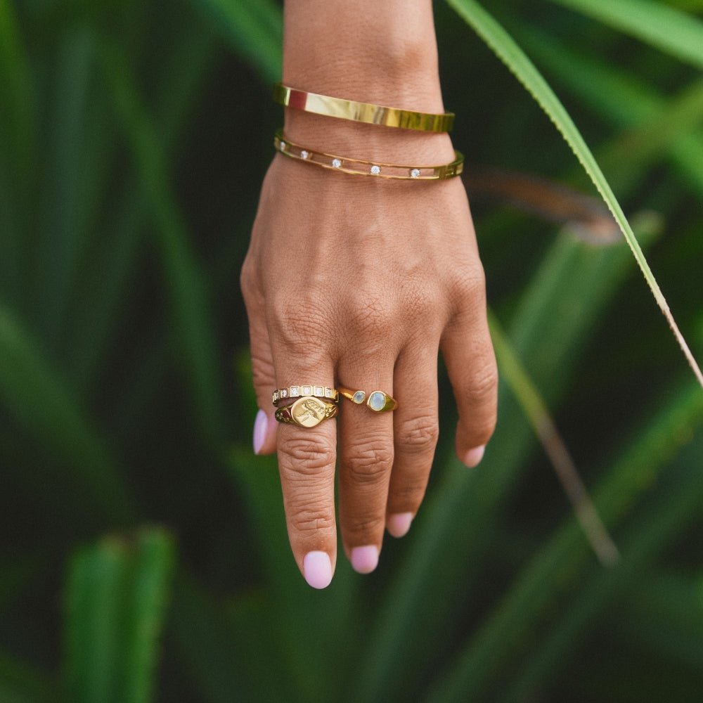 Bracelet Sofia en Cristal et Or