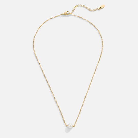 Collier Perle Or Solitaire