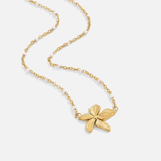 Collier de perles ‘Fleurs de Printemps’