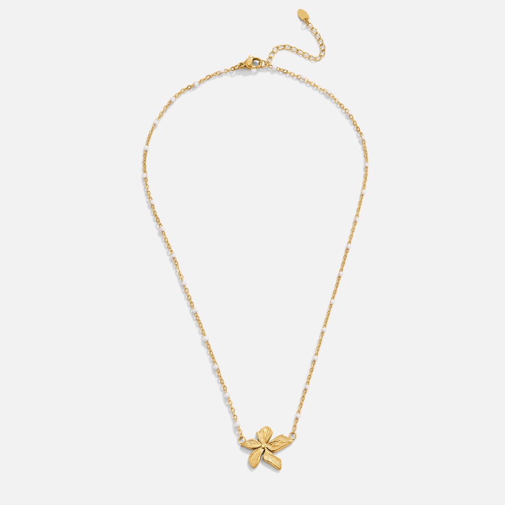 Collier de perles ‘Fleurs de Printemps’