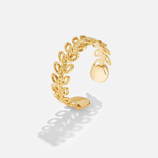 Bague Feuille Épanouie d'Été