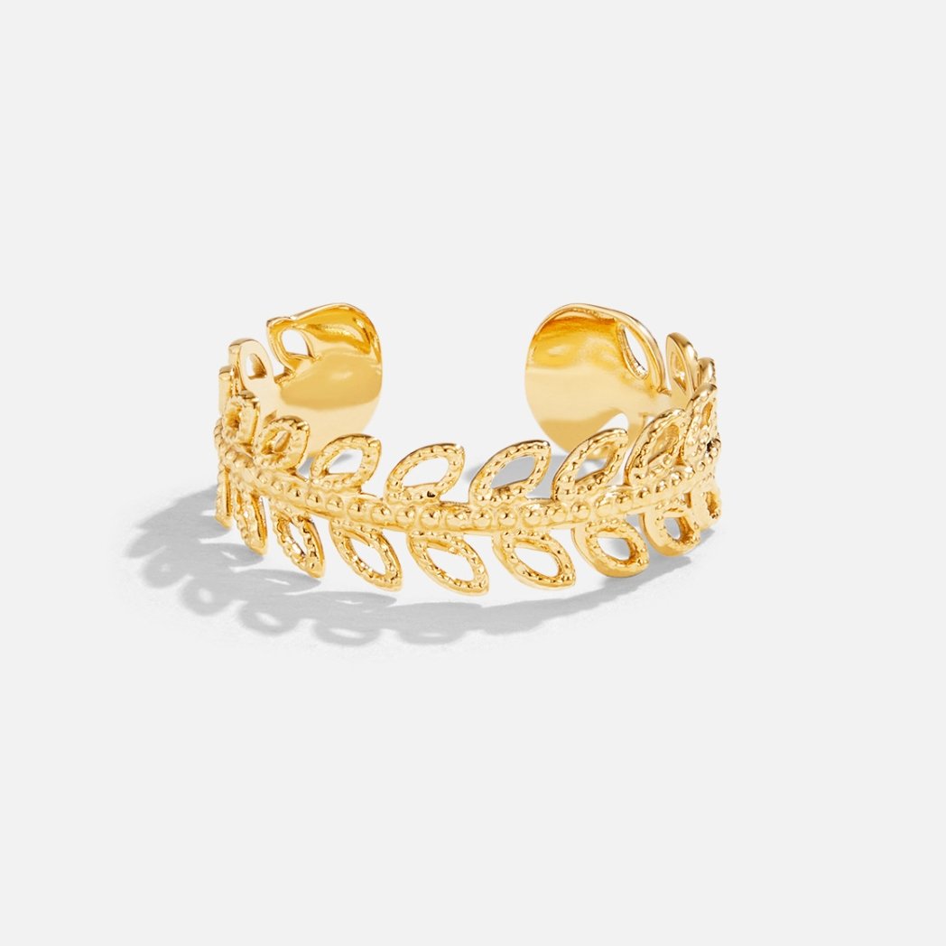 Bague Feuille Épanouie d'Été