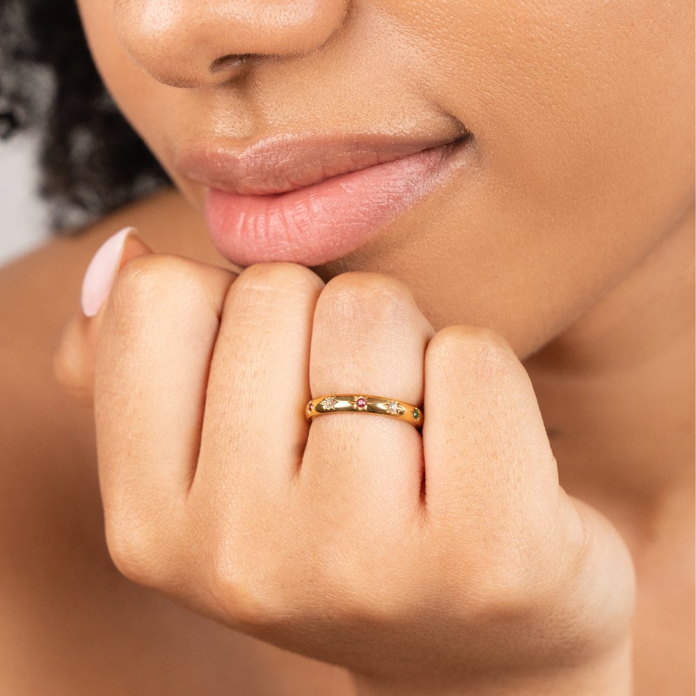 Bague en Cristal Arc-en-Ciel Tali