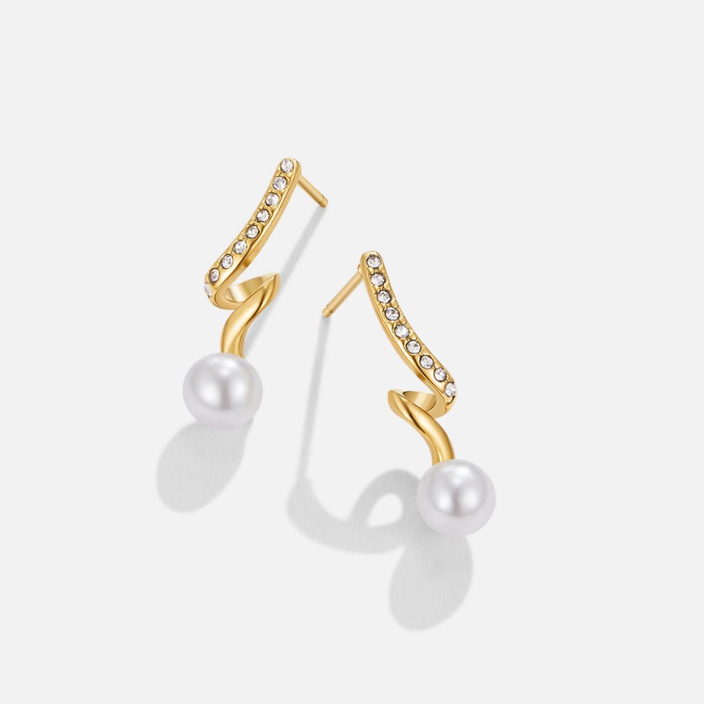 Boucles d'oreilles Tamara Pearl Wave