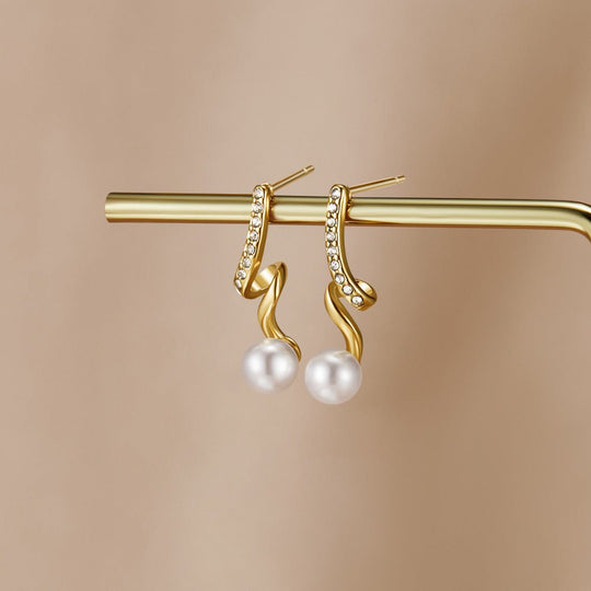 Boucles d'oreilles Tamara Pearl Wave