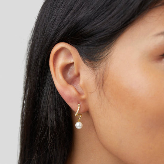 Boucles d'oreilles Tamara Pearl Wave