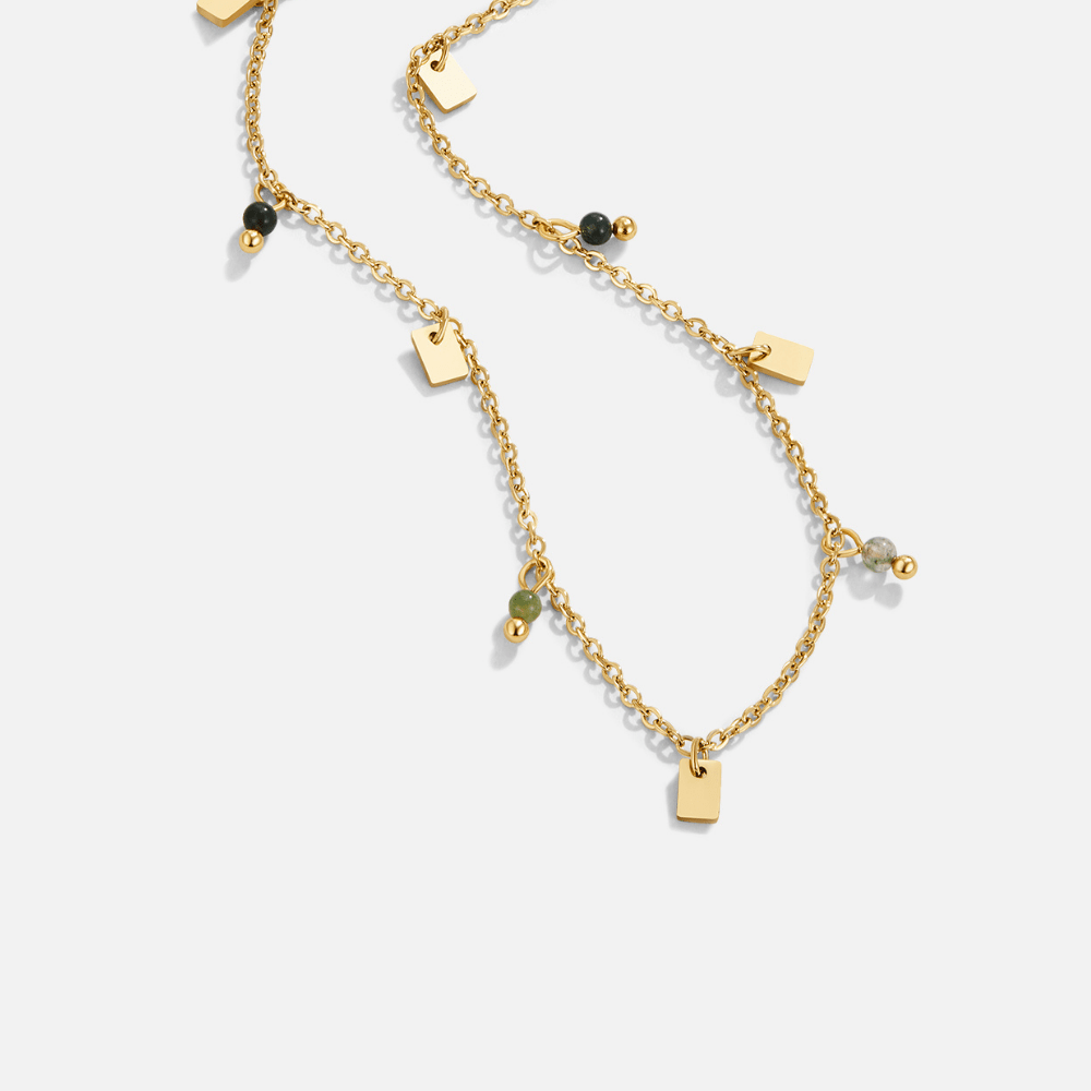 Collier Goutte Carrée Tara Or