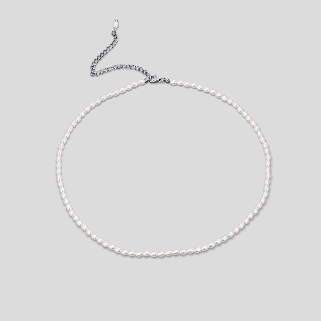 Collier en argent perlé Temi
