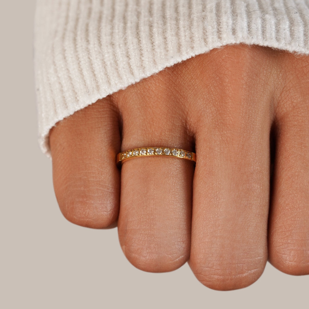 Bague en Cristal 18K Beauté Intemporelle