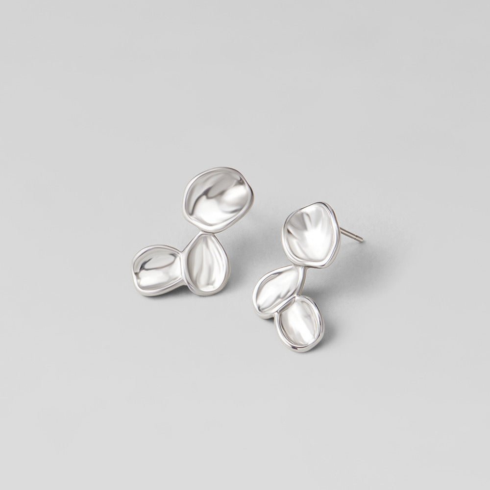 Boucles d'Oreilles Argent Pétales Tori