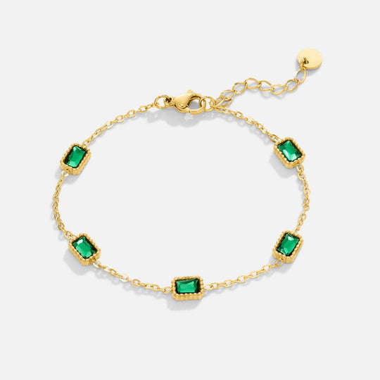 Bracelet Émeraude Trinity