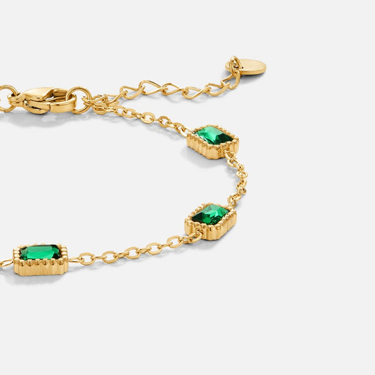 Bracelet Émeraude Trinity