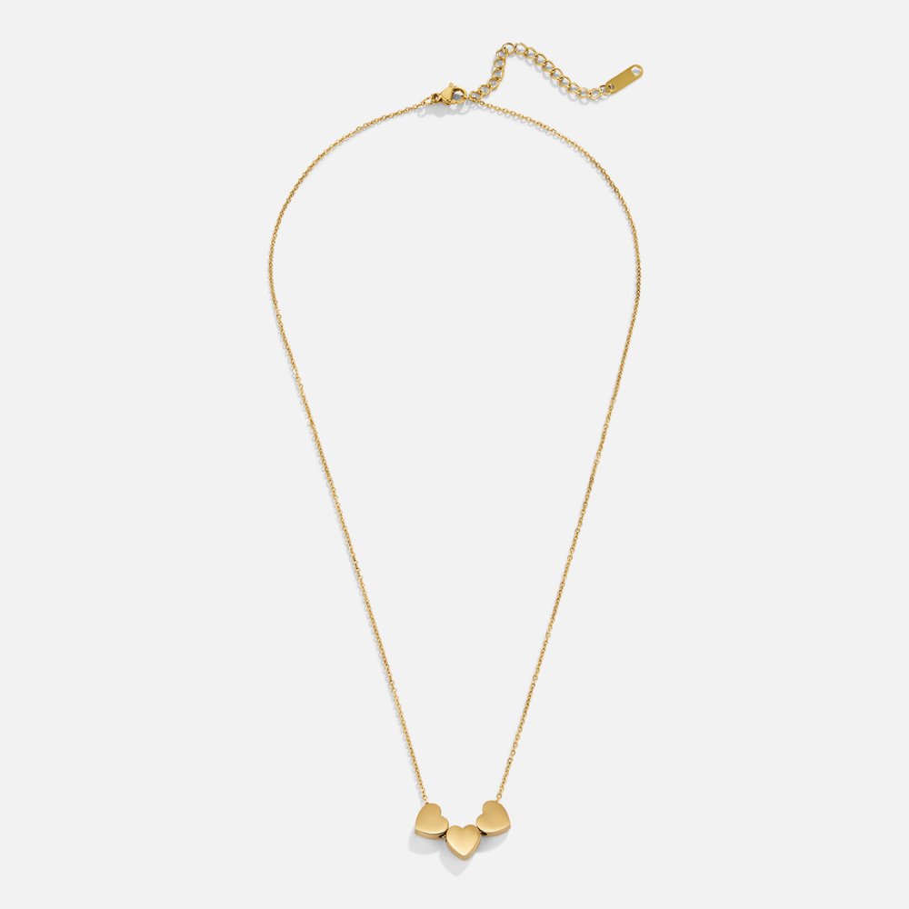 Collier Pendentif Cœur Trio
