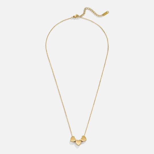 Collier Pendentif Cœur Trio