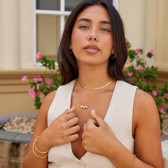 Collier Pendentif Cœur Trio