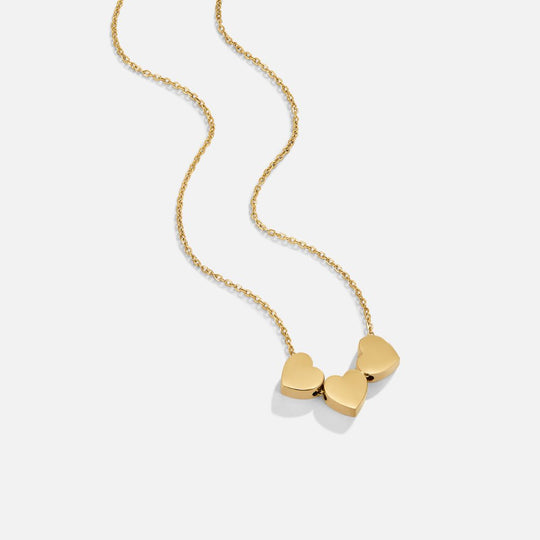 Collier Pendentif Cœur Trio