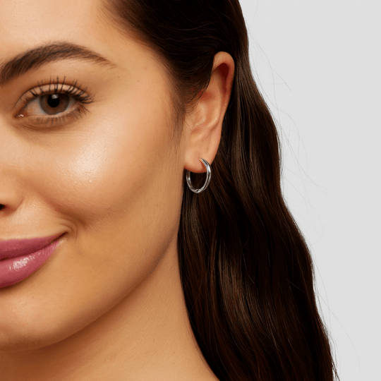 Boucles d'oreilles Triple Anneau Argent Set
