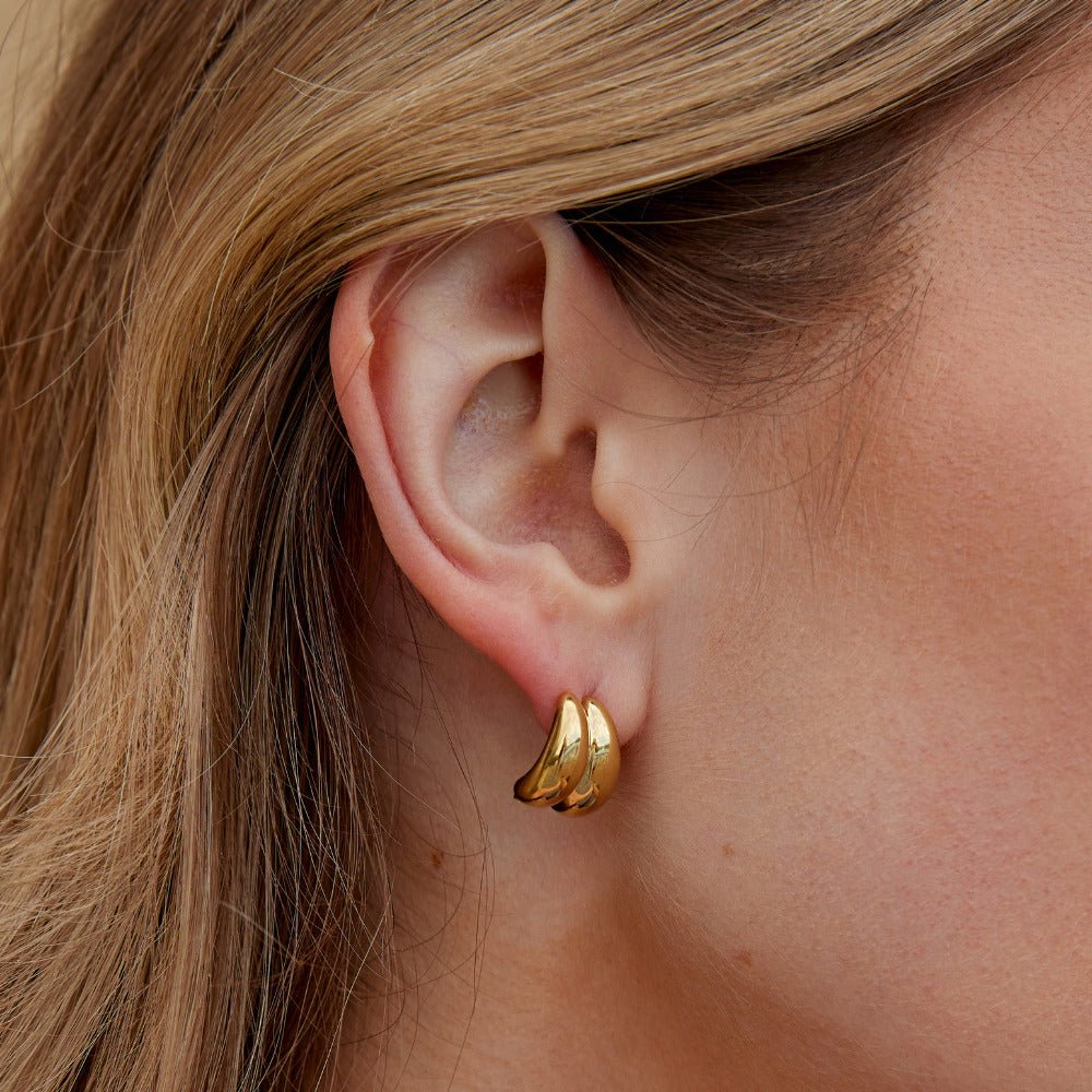 Boucles d'oreilles Twin Teardrop