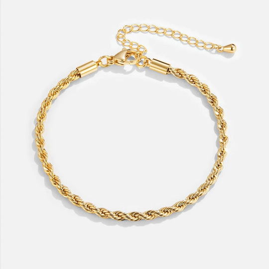 Bracelet tordu en or 18K