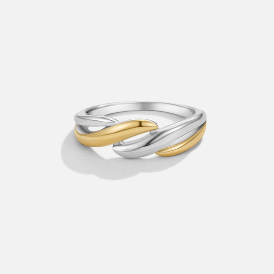 Bague Twisted Ella Bicolore
