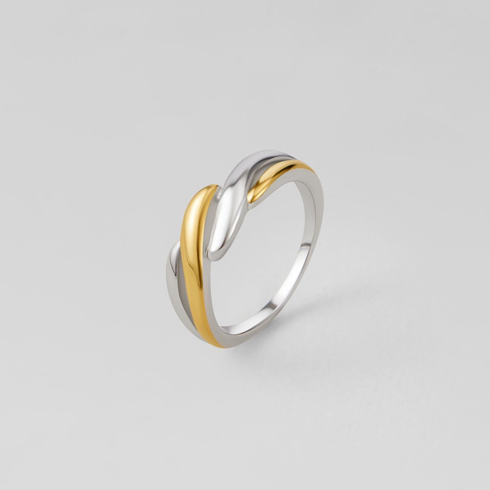 Bague Twisted Ella Bicolore