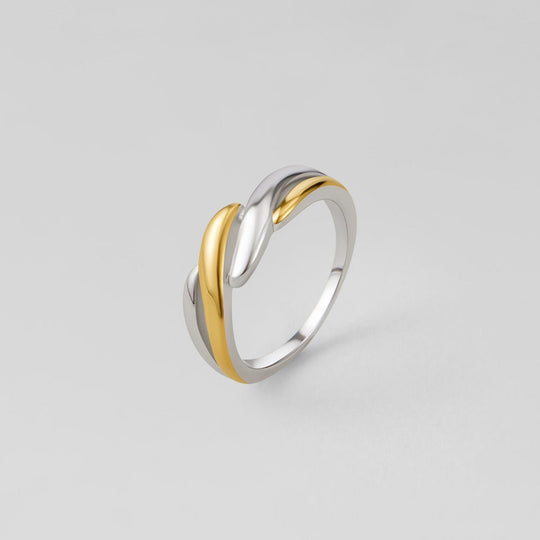 Bague Twisted Ella Bicolore