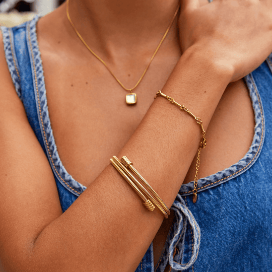 Bracelet en Or Torsadé