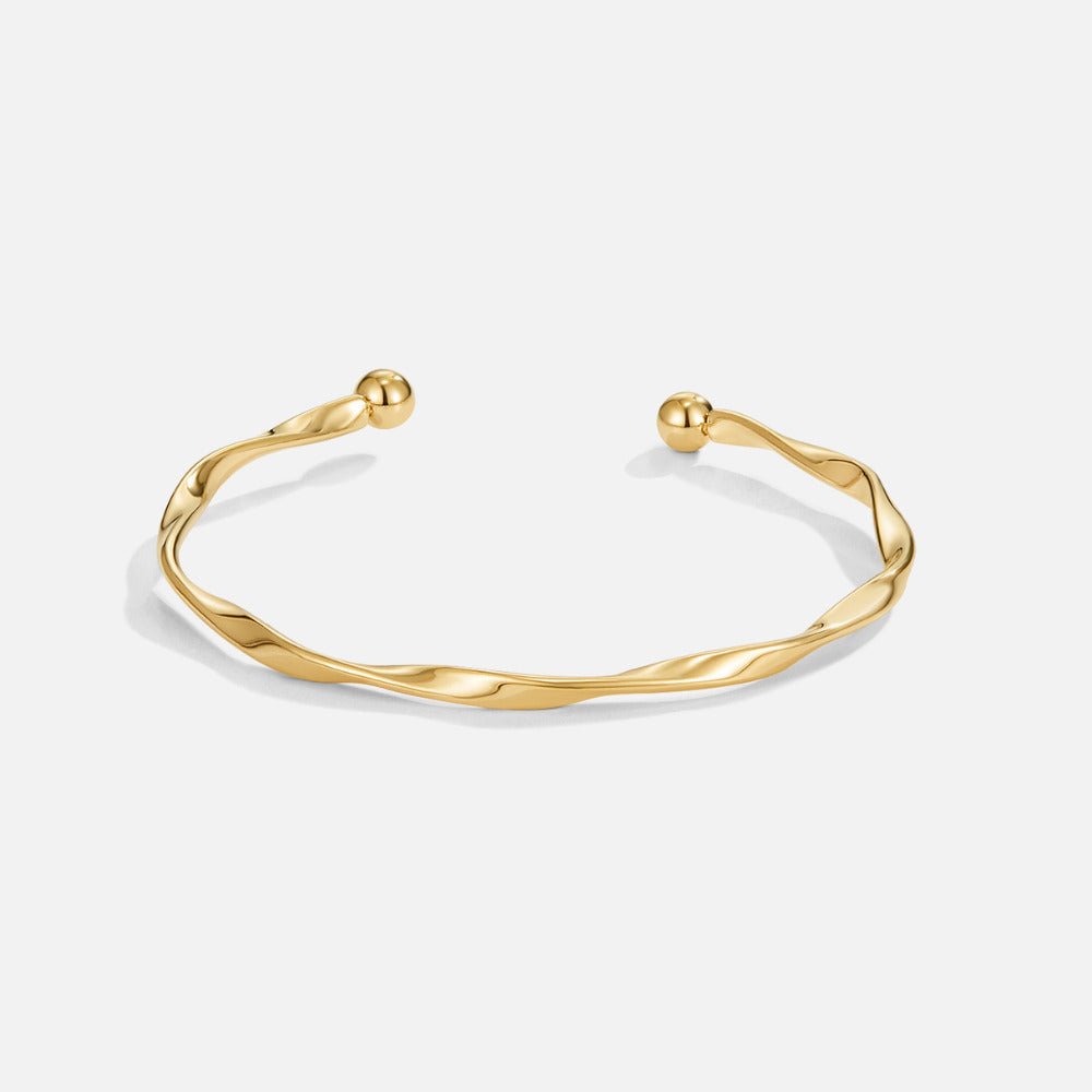 Bracelet en or tordu Imari