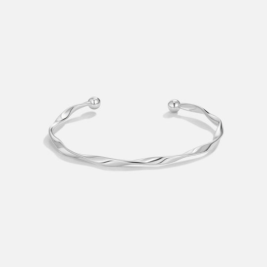 Bracelet en argent Imari torsadé