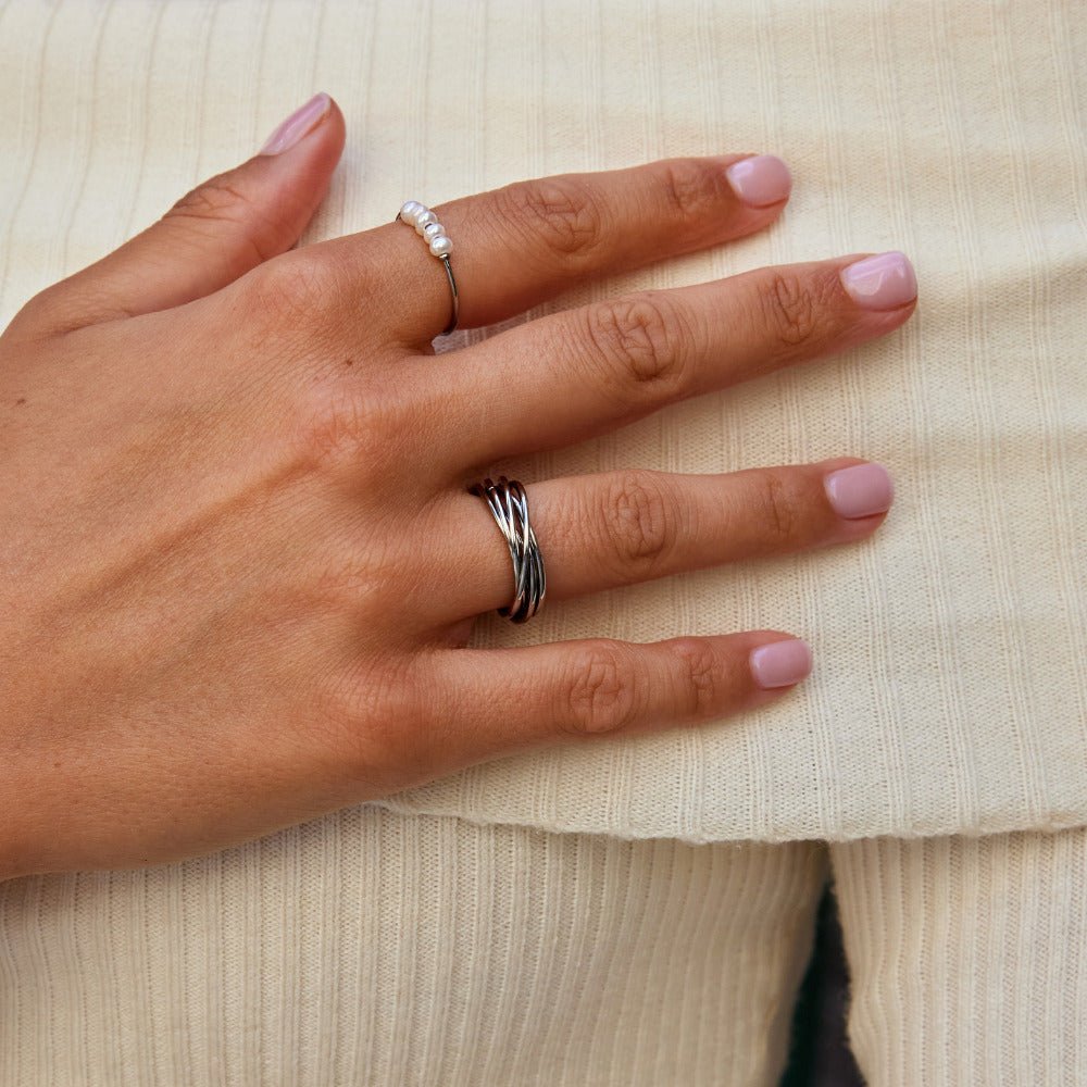 Bague en Argent Tordue Mia