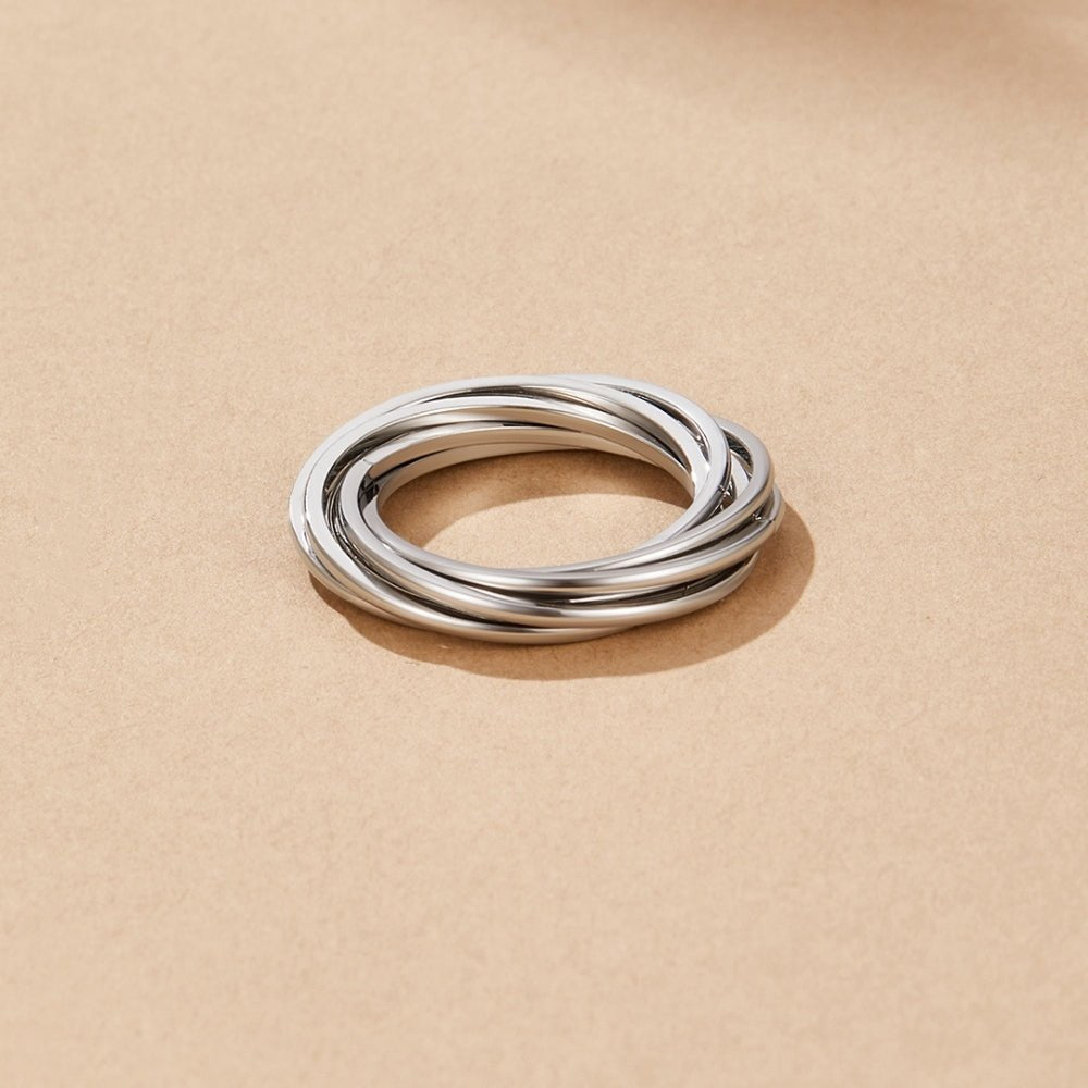 Bague en Argent Tordue Mia
