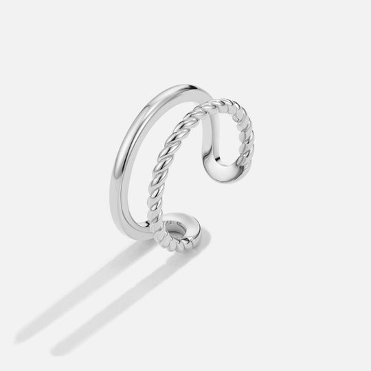 Bague en argent torsadée Tyra