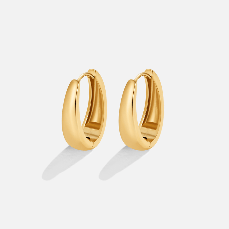 Boucles d'Oreilles Créoles Valentina en Or