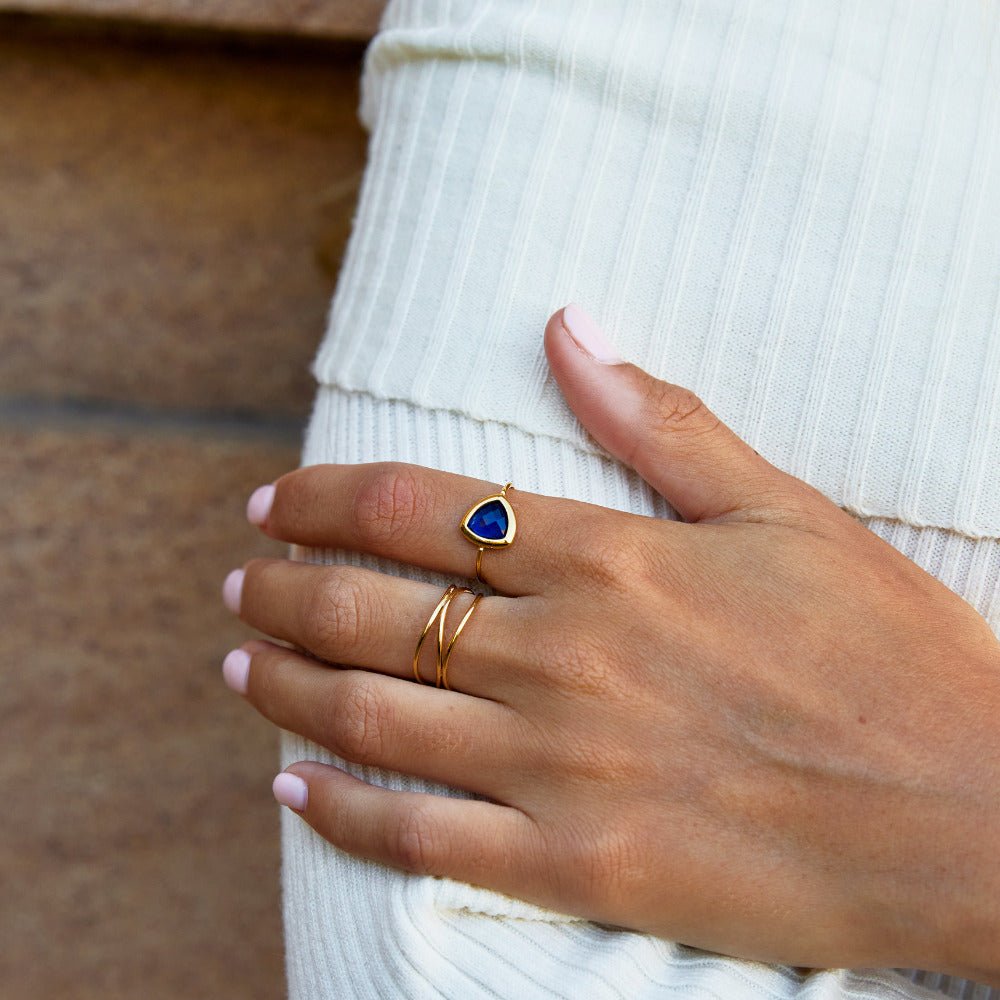 Bague Saphir Bleu