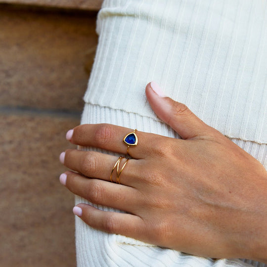 Bague Saphir Bleu