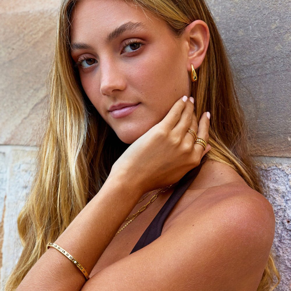 Boucles d'oreilles en or de Vienne